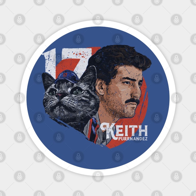 Keith Hernandez New York M Purrnandez Magnet by lavonneroberson